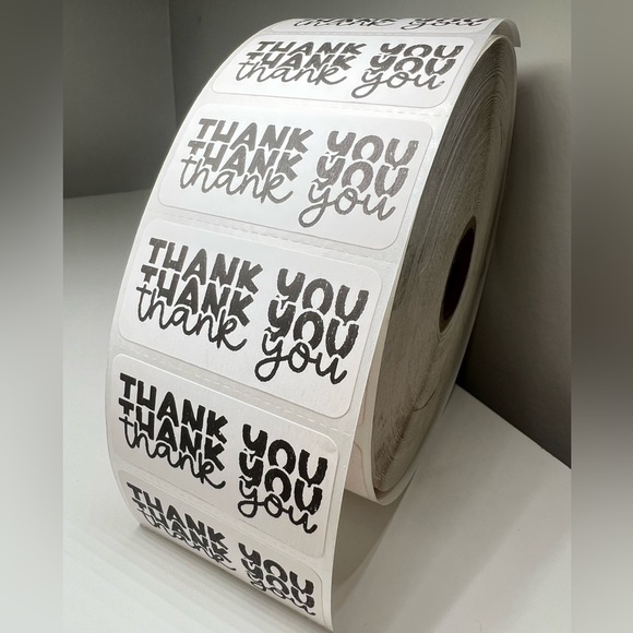 Pack of 100 stickers | Thank You stickers roll for Poshmark | Shipping S… - Picture 3 of 9